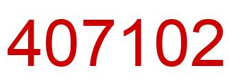 Number 407102 red image