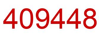 Number 409448 red image