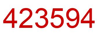 Number 423594 red image