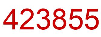 Number 423855 red image