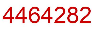 Number 4464282 red image