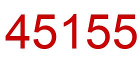 Number 45155 red image