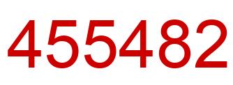 Number 455482 red image
