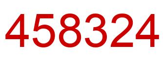 Number 458324 red image