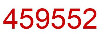 Number 459552 red image