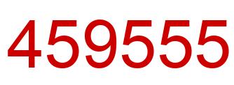 Number 459555 red image
