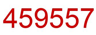 Number 459557 red image