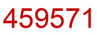 Número 459571 imagen rojo