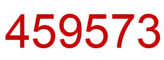 Número 459573 imagen rojo