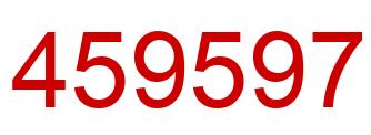 Number 459597 red image