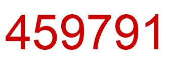 Número 459791 imagen rojo