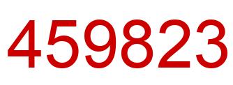 Number 459823 red image