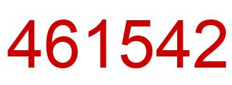 Number 461542 red image