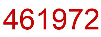Número 461972 imagen rojo