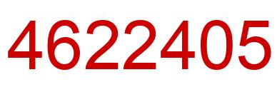 Número 4622405 imagen rojo