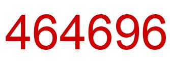 Número 464696 imagen rojo