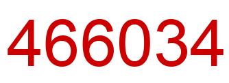 Number 466034 red image
