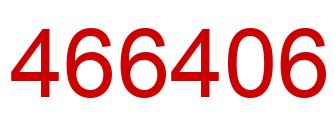 Number 466406 red image