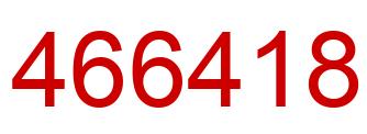 Number 466418 red image