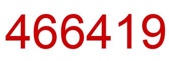 Number 466419 red image