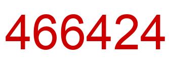Number 466424 red image