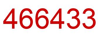 Número 466433 imagen rojo