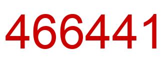 Number 466441 red image