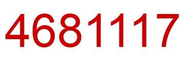 Número 4681117 imagen rojo
