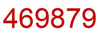 Number 469879 red image
