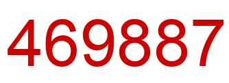 Number 469887 red image