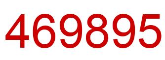 Number 469895 red image