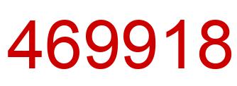Número 469918 imagen rojo