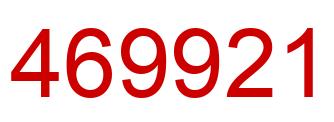 Número 469921 imagen rojo
