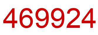Número 469924 imagen rojo