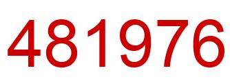 Number 481976 red image