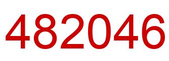 Number 482046 red image