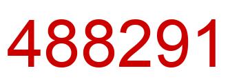 Number 488291 red image