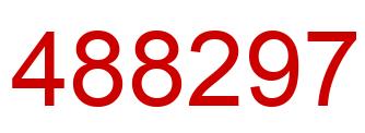 Number 488297 red image