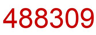 Number 488309 red image