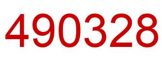 Number 490328 red image