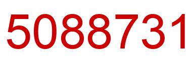 Number 5088731 red image