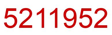 Número 5211952 imagen rojo