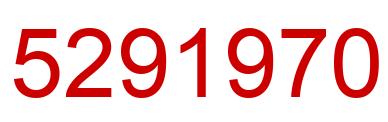 Número 5291970 imagen rojo