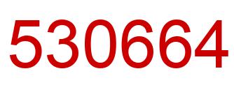Number 530664 red image
