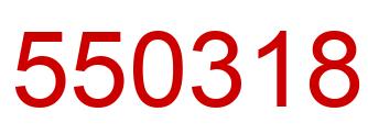 Número 550318 imagen rojo
