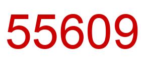 Número 55609 imagen rojo