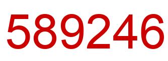 Number 589246 red image