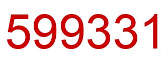 Número 599331 imagen rojo