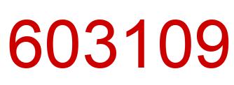 Número 603109 imagen rojo