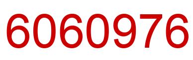 Number 6060976 red image